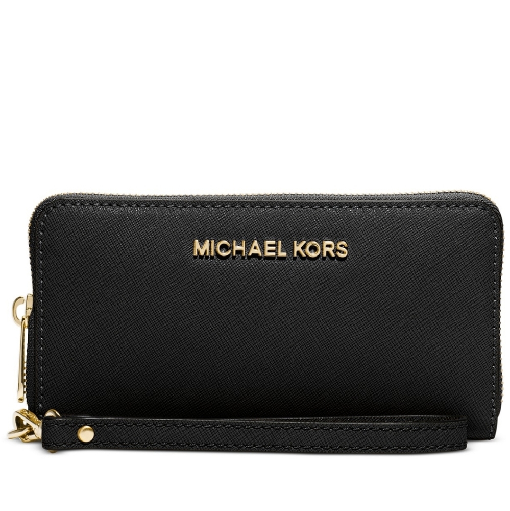 Jet Set Travel Flat Multifunction Leather Wallet